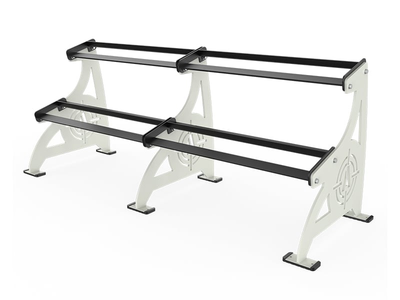 2 tier hex dumbbell rack best sale